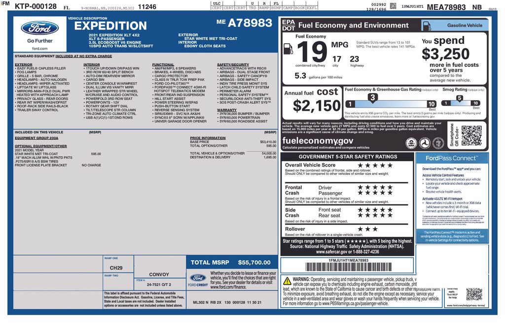 Certified 2021 Ford Expedition XLT RWD image 6