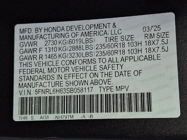 Used 2025 Honda Odyssey EX-L image 29