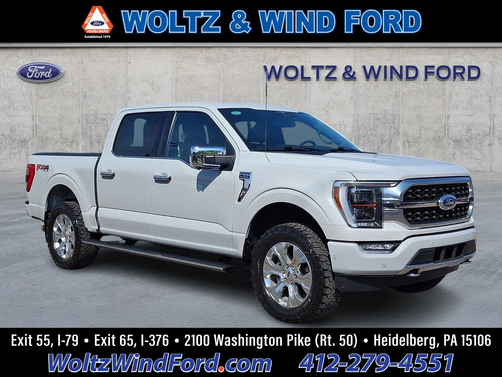 Certified 2023 Ford F150 Platinum w/ Equipment Group 701A High AWD/4WD image 1