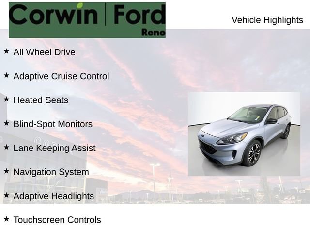 Certified 2022 Ford Escape SE w/ SE Sport Appearance Package image 2