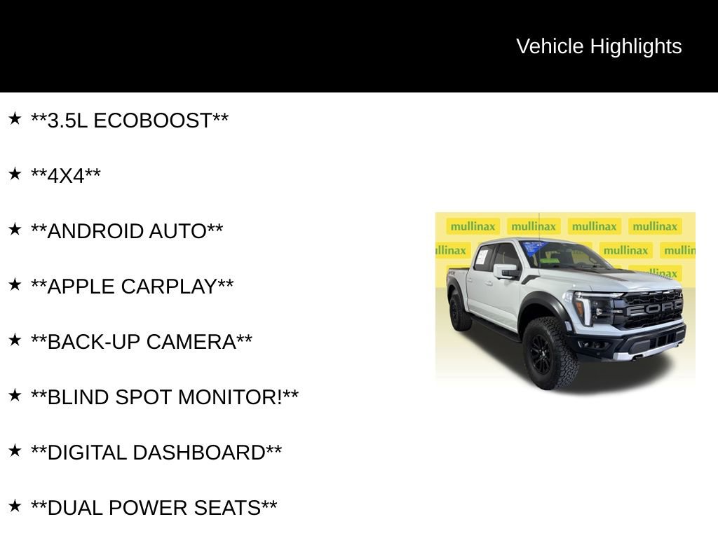 Certified 2024 Ford F150 Raptor AWD/4WD image 12