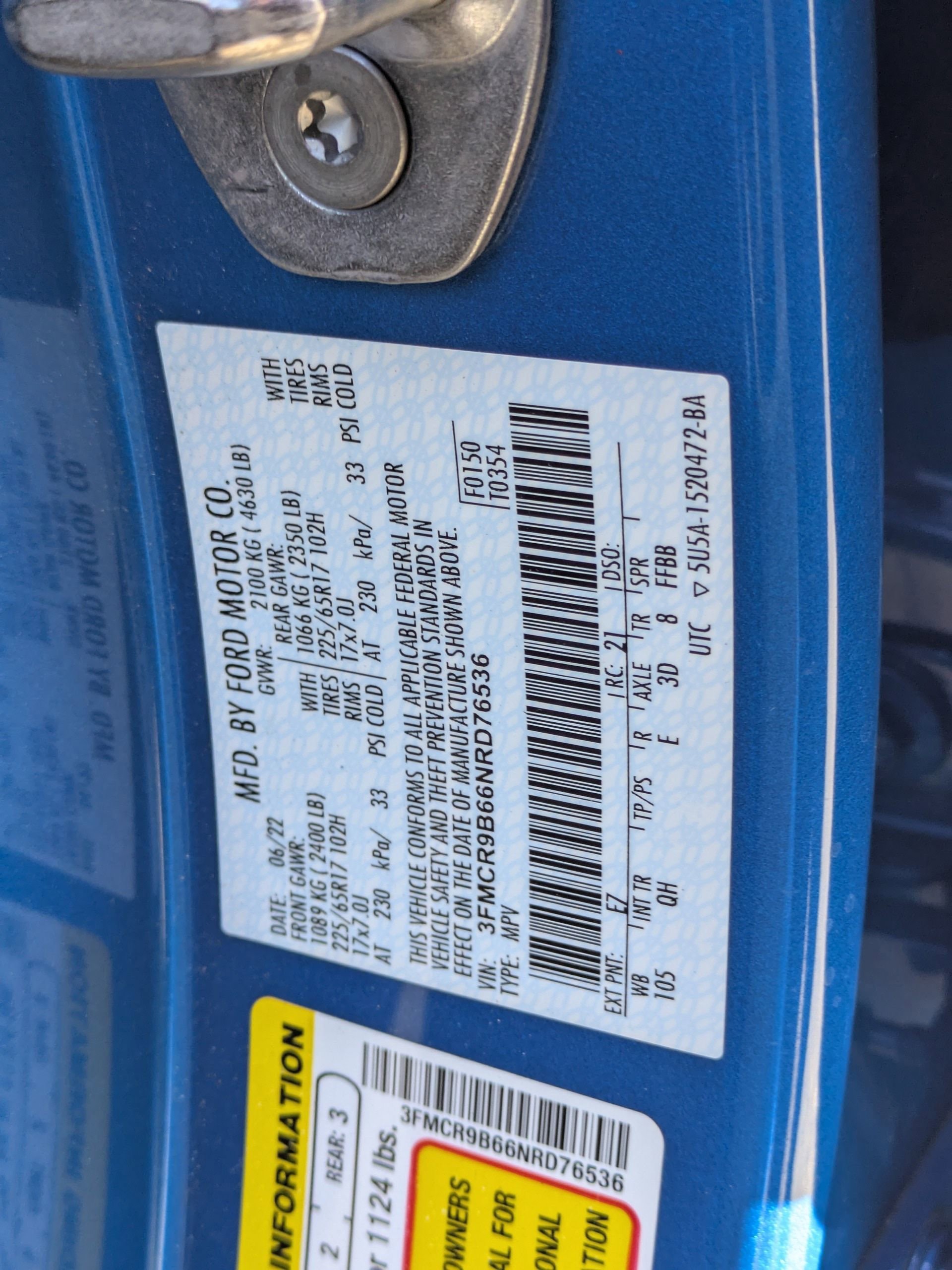 Certified 2022 Ford Bronco Sport Big Bend w/ Convenience Package image 40