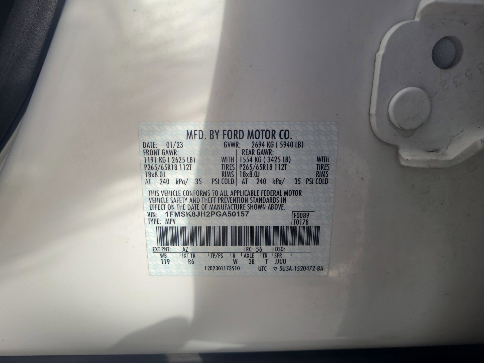 Certified 2023 Ford Explorer Timberline w/ Timberline Technology Package image 25