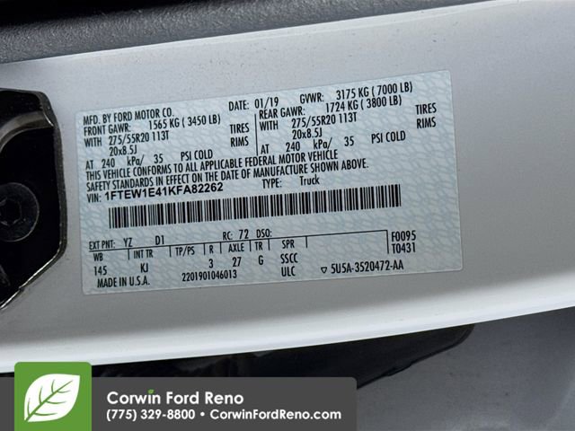 Certified 2019 Ford F150 King Ranch w/ Equipment Group 601A Luxury image 32