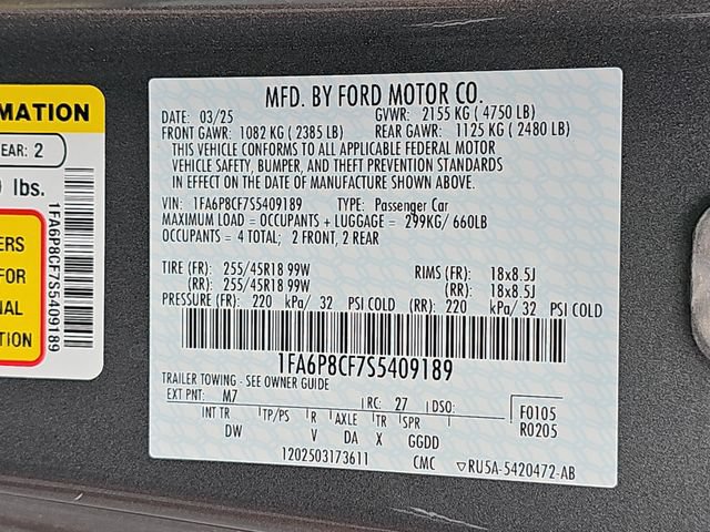 Certified 2025 Ford Mustang GT RWD image 36