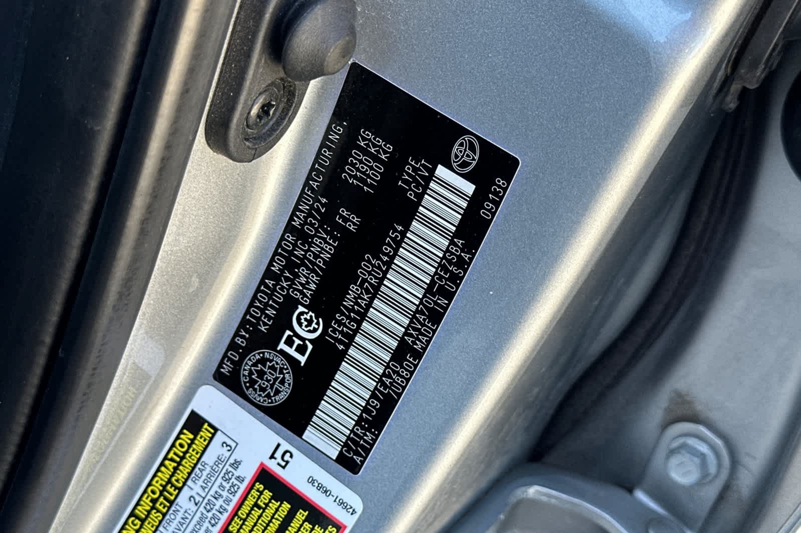 Used 2024 Toyota Camry SE FWD image 25