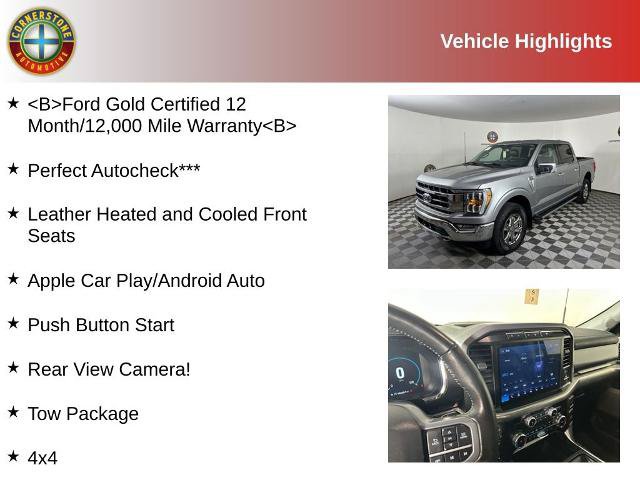 Certified 2023 Ford F150 Lariat w/ FX4 Off-Road Package AWD/4WD image 2