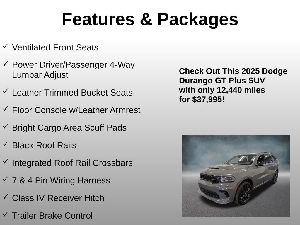 Used 2025 Dodge Durango GT AWD/4WD image 25