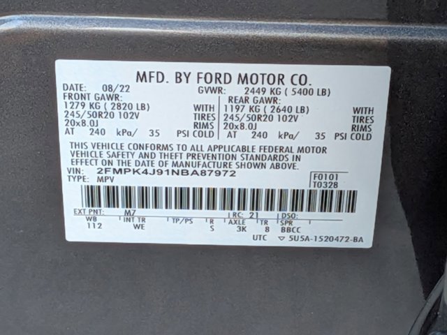 Certified 2022 Ford Edge ST-Line image 40
