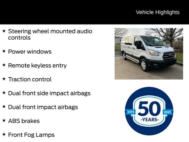Certified 2020 Ford Transit 250 Low Roof w/ Exterior Upgrade Package image 16