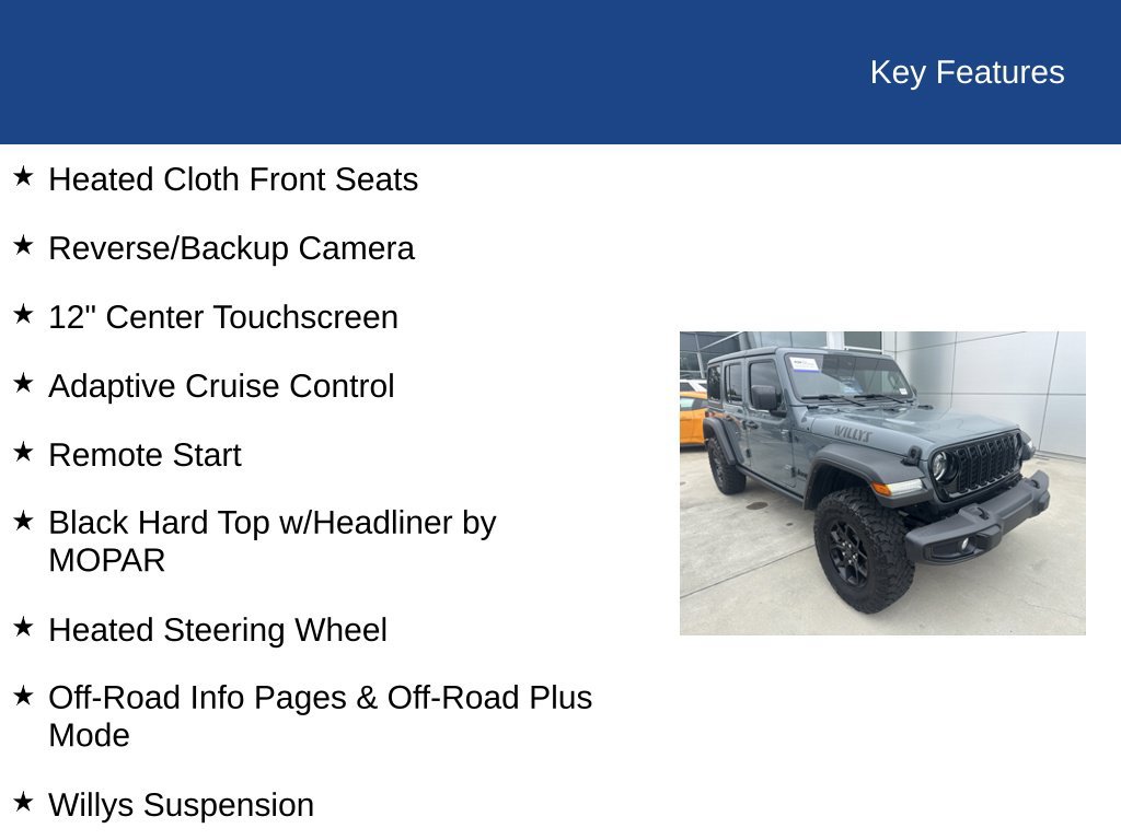 Used 2024 Jeep Wrangler Unlimited Sport AWD/4WD image 30