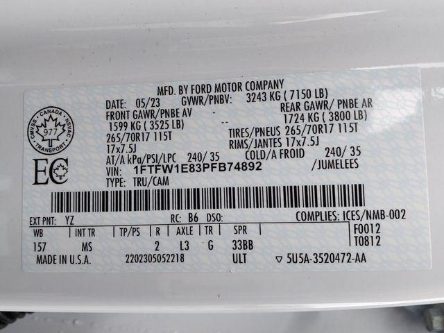 Certified 2023 Ford F150 XLT w/ Equipment Group 301A Mid AWD/4WD image 25