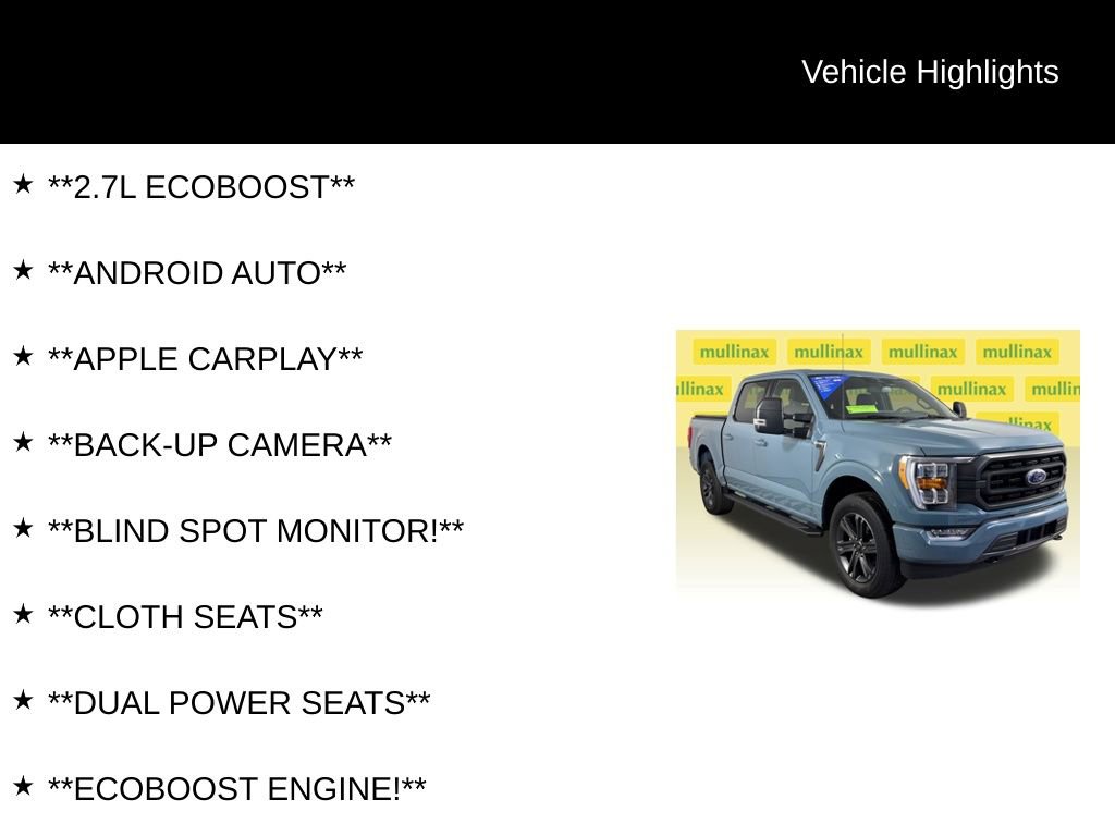 Certified 2023 Ford F150 XLT w/ Equipment Group 302A High AWD/4WD image 12