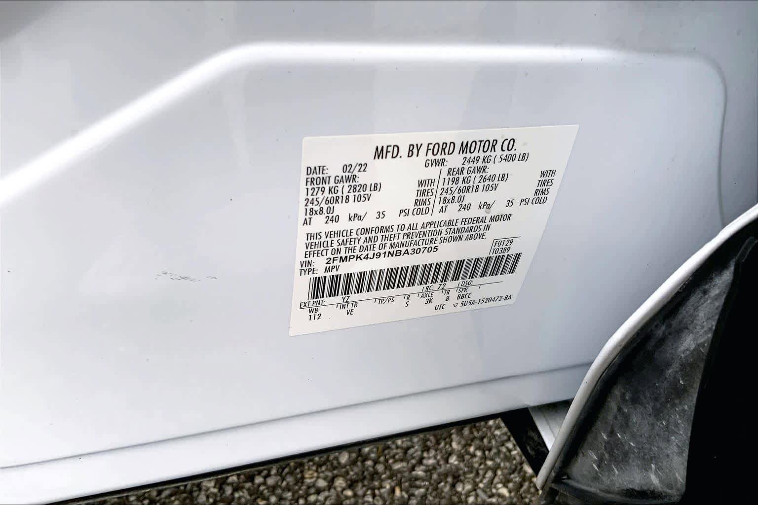 Certified 2022 Ford Edge SEL AWD/4WD image 33