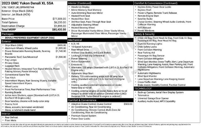 Used 2023 GMC Yukon XL Denali RWD image 6