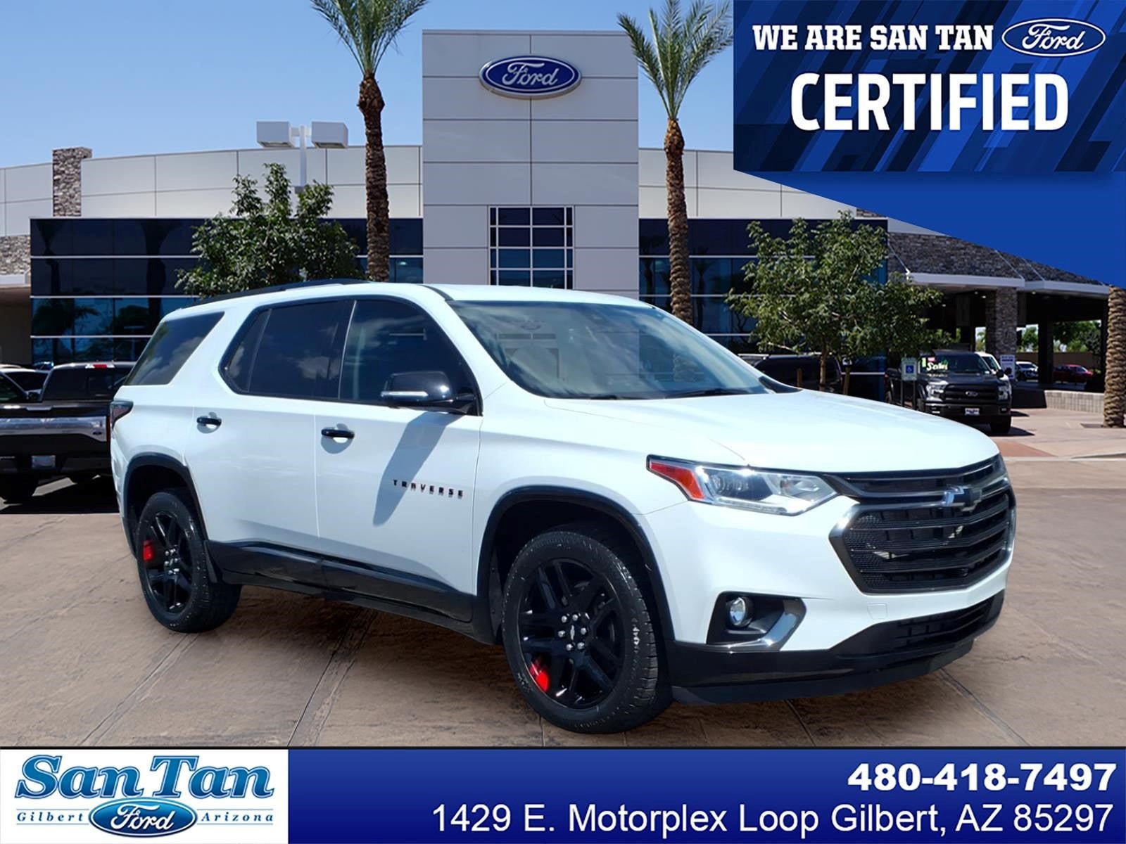 Used 2020 Chevrolet Traverse Premier w/ Redline Edition FWD image 1