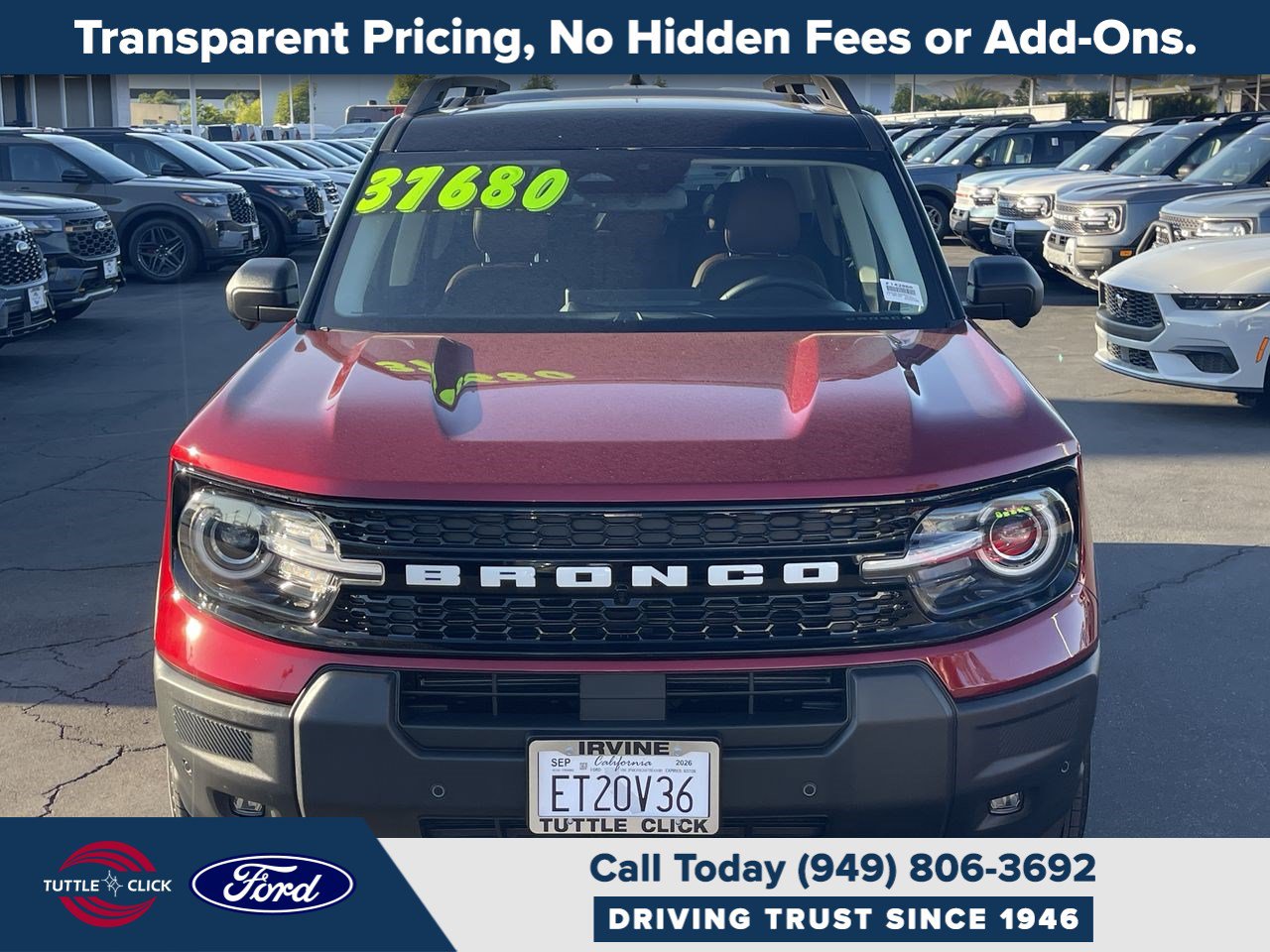 Certified 2026 Ford Bronco Sport Outer Banks w/ Outer Banks Tech Package+ AWD/4WD image 2