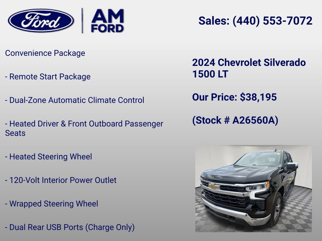Used 2024 Chevrolet Silverado 1500 LT AWD/4WD image 36