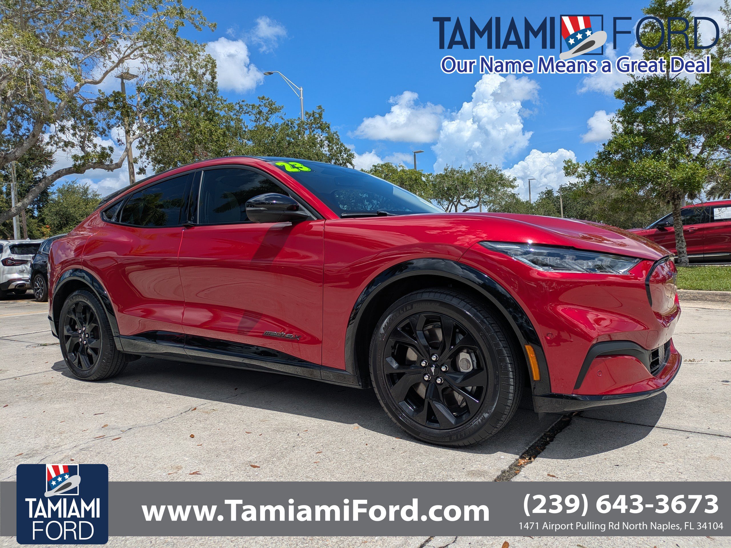 Certified 2023 Ford Mustang Mach-E Premium w/ Mustang Nite Pony Package AWD/4WD image 1
