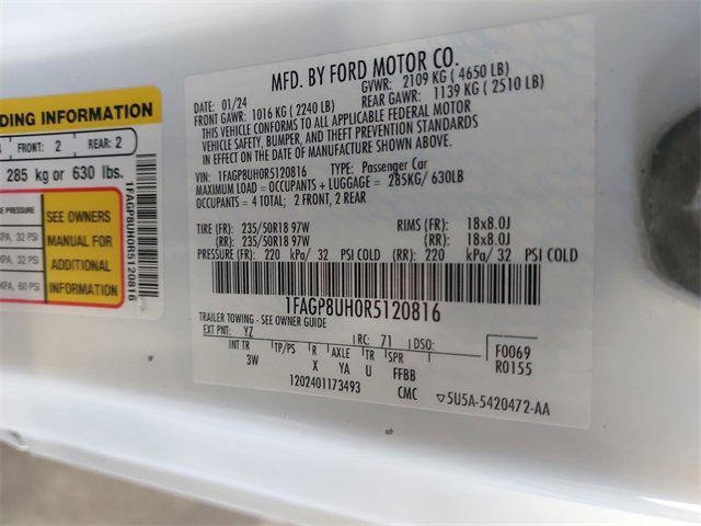 Certified 2024 Ford Mustang Premium image 33