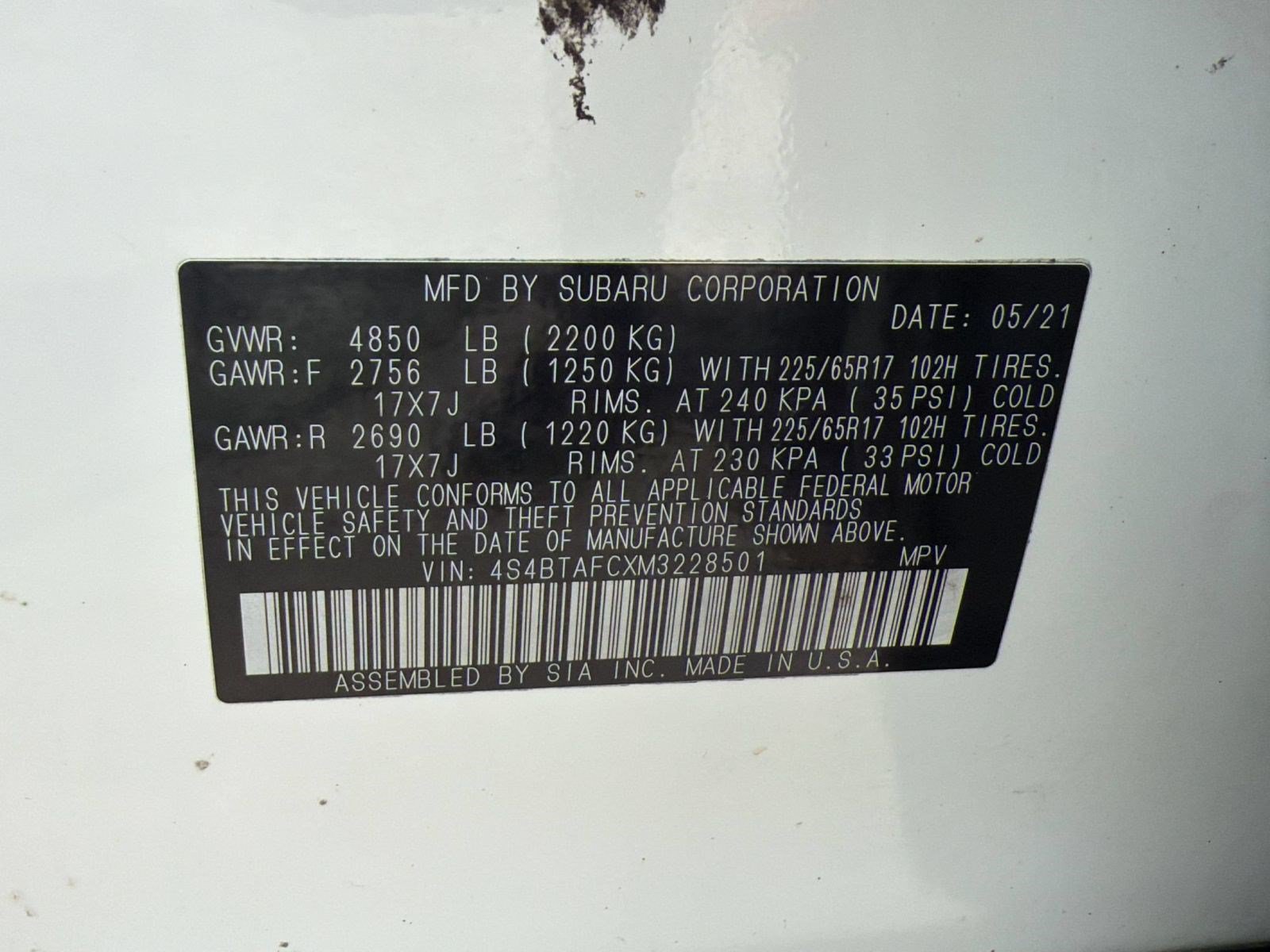 Used 2021 Subaru Outback Premium AWD/4WD image 25