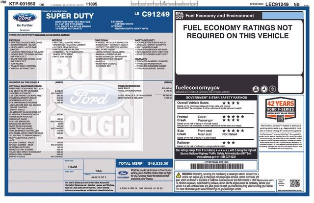 Certified 2020 Ford F250 XL w/ STX Appearance Package image 33
