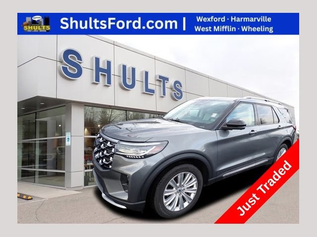 Certified 2025 Ford Explorer Platinum w/ LUX Leather Package