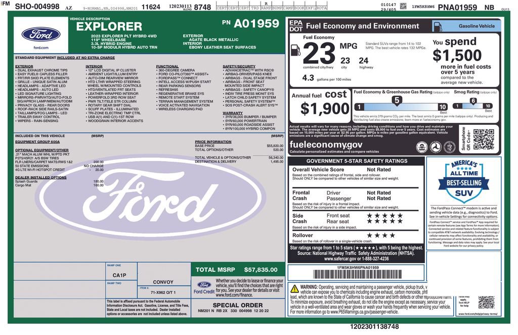 Certified 2023 Ford Explorer Platinum image 8