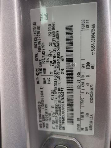 Certified 2020 Ford Escape Titanium AWD/4WD image 21