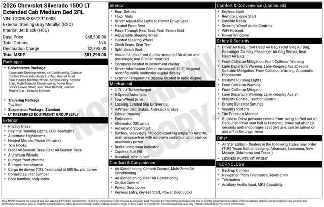 Used 2026 Chevrolet Silverado 1500 LT AWD/4WD image 35