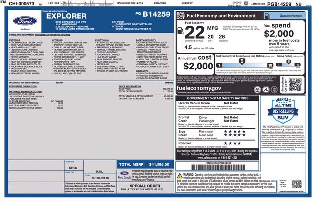 Certified 2023 Ford Explorer XLT AWD/4WD image 4