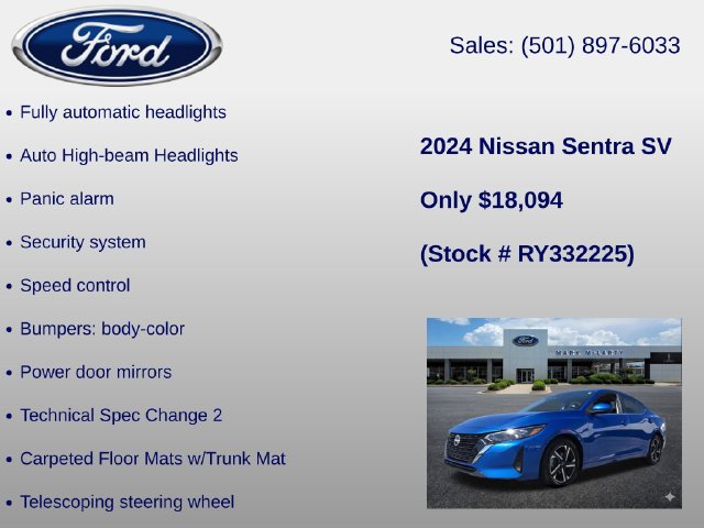 Used 2024 Nissan Sentra SV FWD image 24