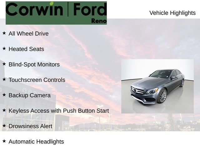 Used 2017 Mercedes-Benz C 300 4MATIC Sedan image 2