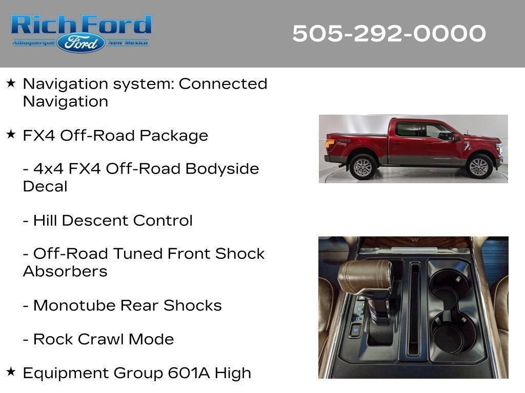 Certified 2025 Ford F150 King Ranch w/ FX4 Off-Road Package AWD/4WD image 45
