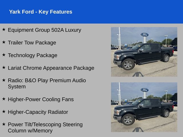 Certified 2018 Ford F150 Lariat w/ Equipment Group 502A Luxury AWD/4WD image 2