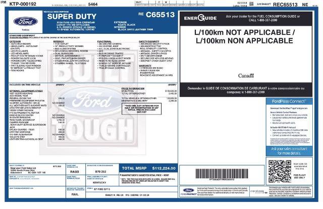 Certified 2024 Ford F450 Lariat w/ Camper Package image 7