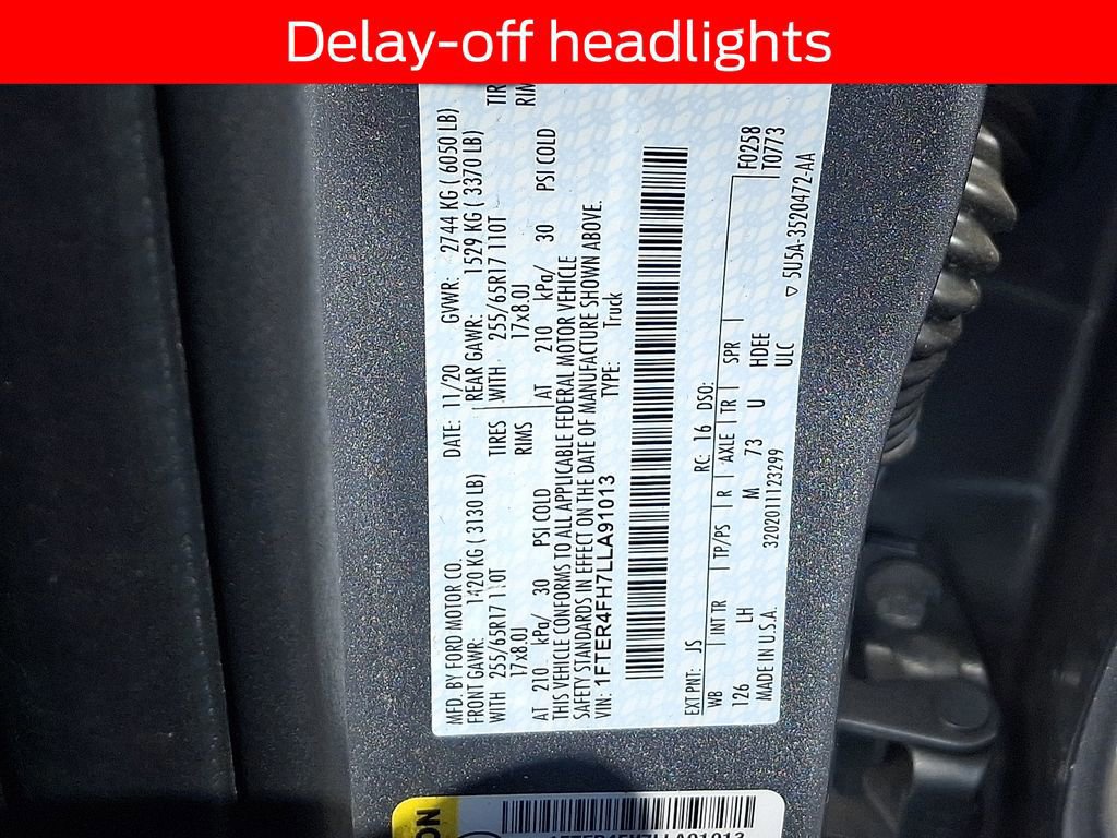 Certified 2020 Ford Ranger XLT w/ Equipment Group 301A Mid image 26