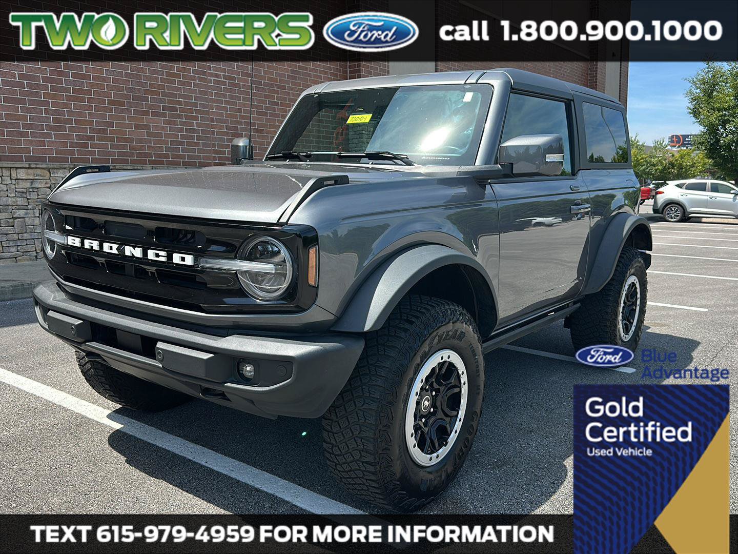 Certified 2023 Ford Bronco Outer Banks w/ Sasquatch Package AWD/4WD image 1
