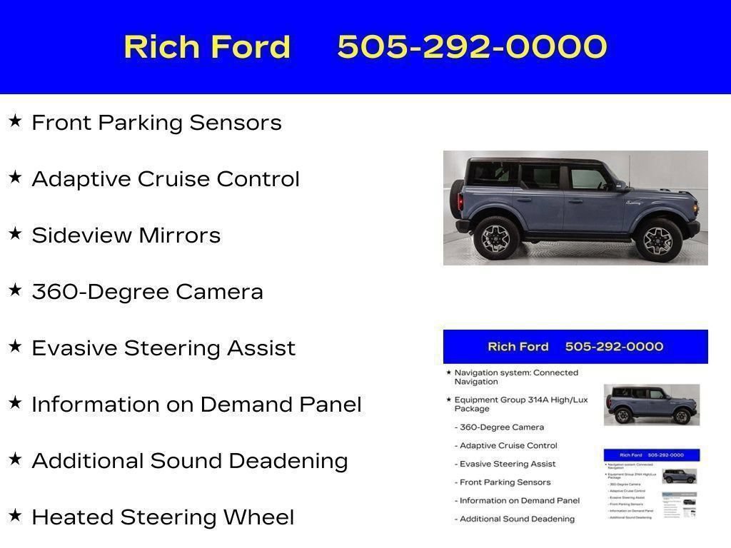 Certified 2024 Ford Bronco Outer Banks AWD/4WD image 33