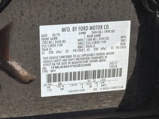 Certified 2025 Ford Explorer ST-Line AWD/4WD image 36