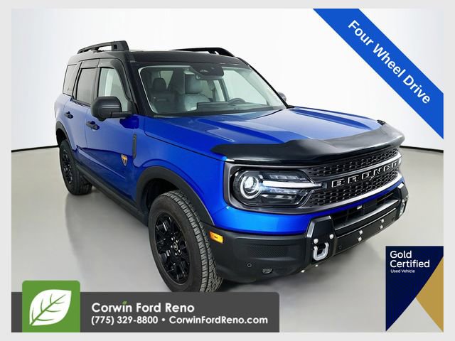Certified 2025 Ford Bronco Sport Badlands w/ Badlands Tech Package AWD/4WD 360° Tour