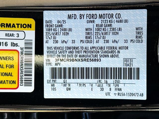 Certified 2025 Ford Bronco Sport Big Bend w/ Convenience Package AWD/4WD image 41