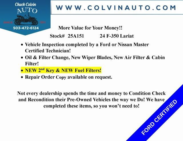 Certified 2024 Ford F350 Lariat image 12