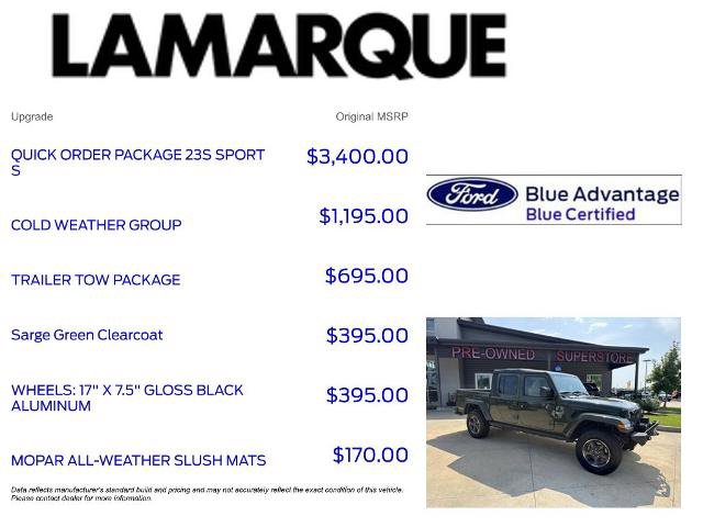 Used 2022 Jeep Gladiator Sport AWD/4WD image 10