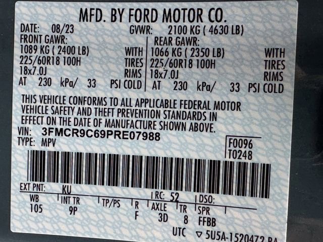 Certified 2023 Ford Bronco Sport Outer Banks w/ Tech Package AWD/4WD image 34