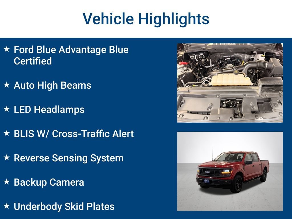 Certified 2025 Ford F150 STX w/ Equipment Group 201A FX4 AWD/4WD image 3