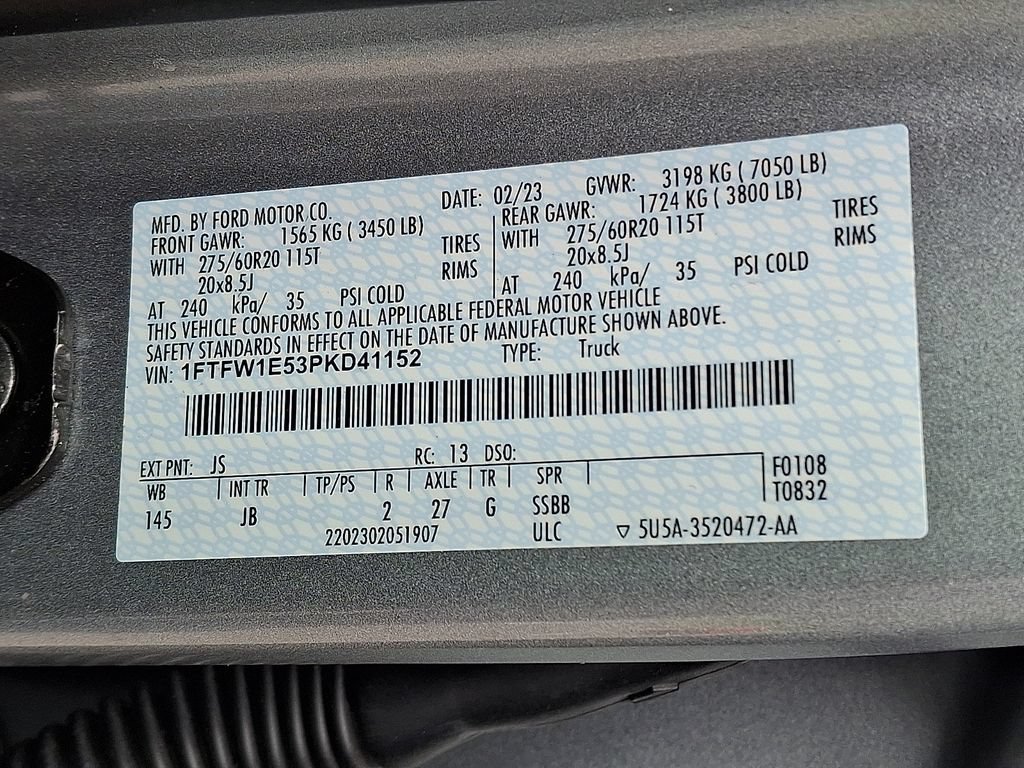 Certified 2023 Ford F150 XL AWD/4WD image 29