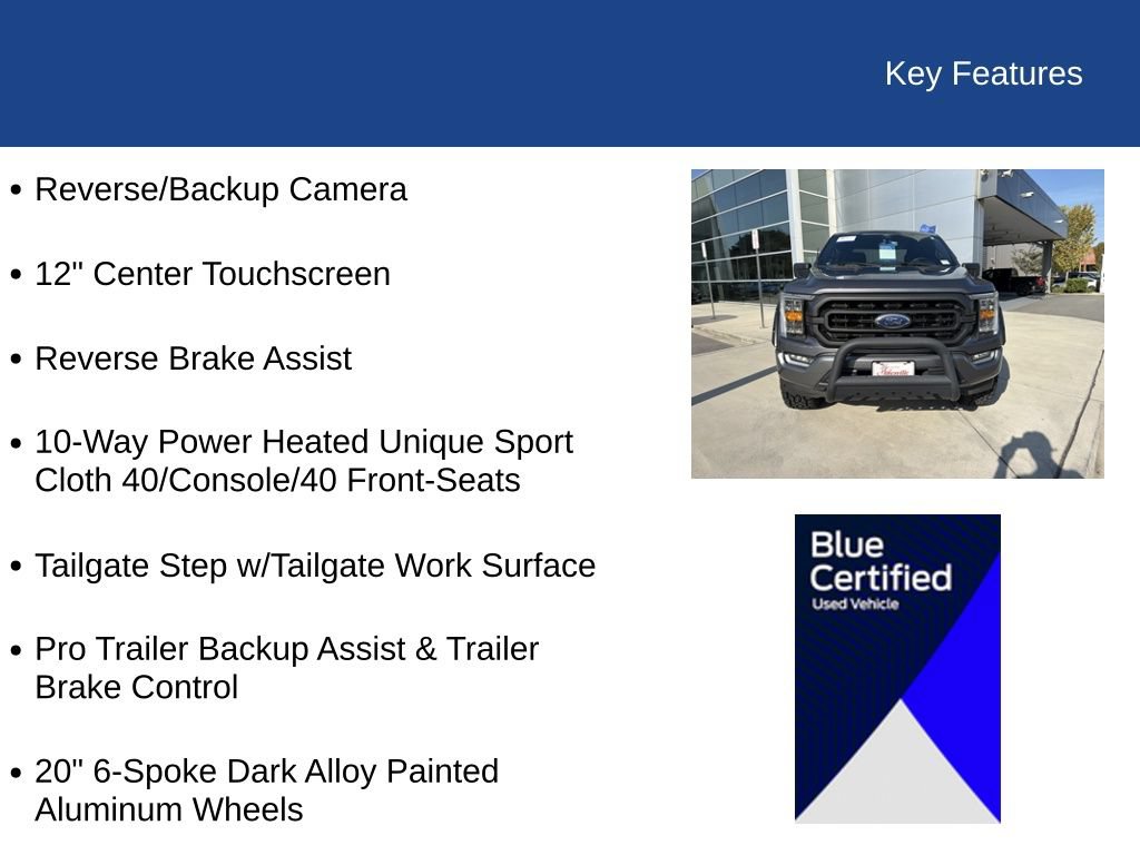 Certified 2022 Ford F150 XLT w/ Equipment Group 302A High AWD/4WD image 29