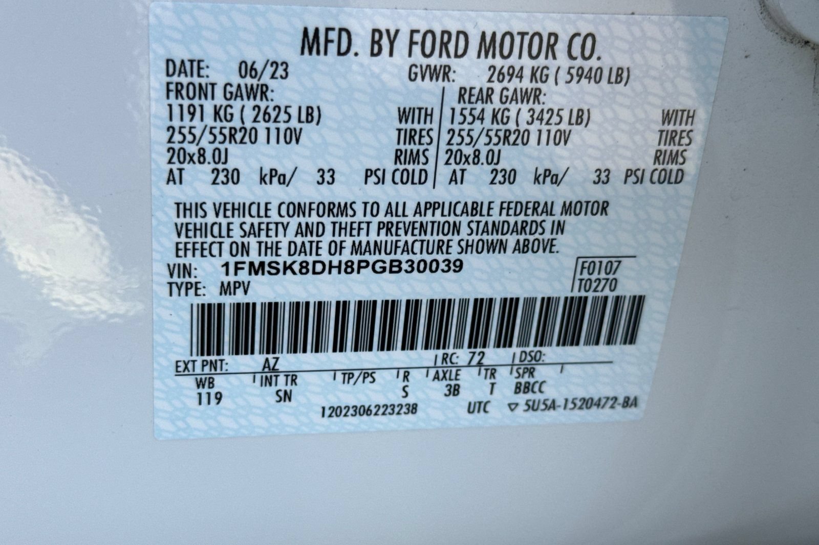 Certified 2023 Ford Explorer XLT w/ Equipment Group 202A AWD/4WD image 32