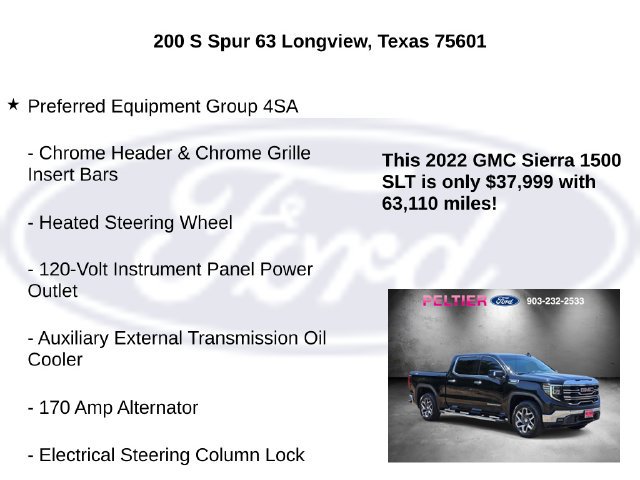 Used 2022 GMC Sierra 1500 SLT AWD/4WD image 15